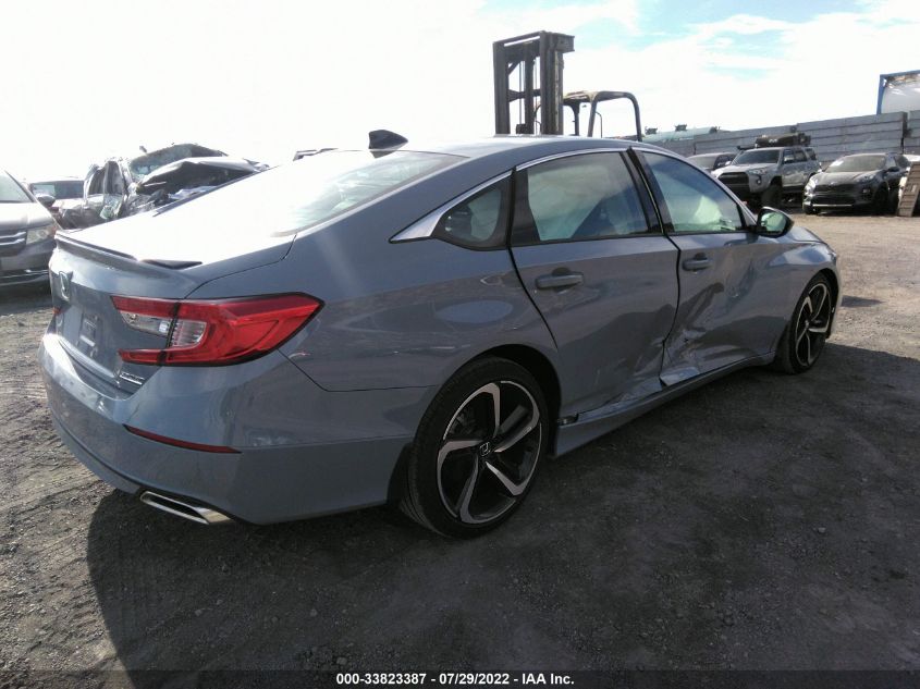2021 HONDA ACCORD SEDAN SPORT SE VIN: 1HGCV1F47MA093048