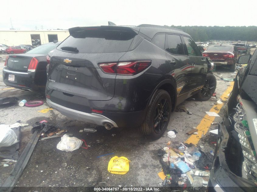 2022 CHEVROLET BLAZER LT VIN: 3GNKBCR44NS190497