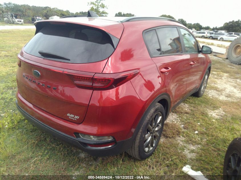 2022 KIA SPORTAGE NIGHTFALL VIN: KNDP63AC8N7016243
