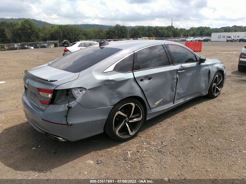 2021 HONDA ACCORD SEDAN SPORT SE VIN: 1HGCV1F48MA023798