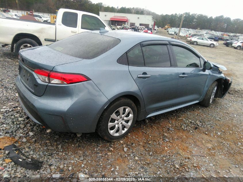 2022 TOYOTA COROLLA LE VIN: JTDEPMAE7N3006516