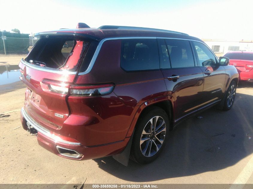 2022 JEEP GRAND CHEROKEE L OVERLAND VIN: 1C4RJKDT9N8526818