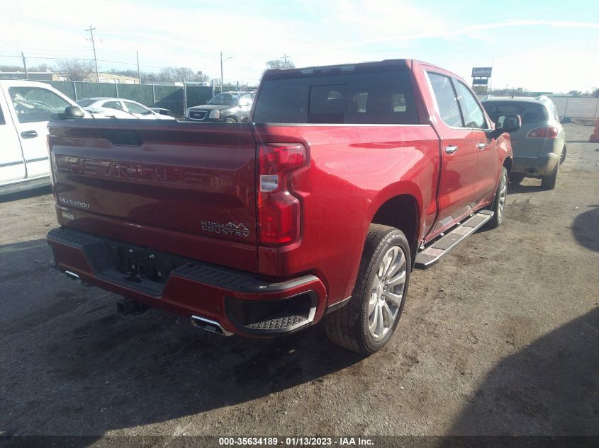 2022 CHEVROLET SILVERADO 1500 LTD HIGH COUNTRY VIN: 1GCUYHELXNZ150759