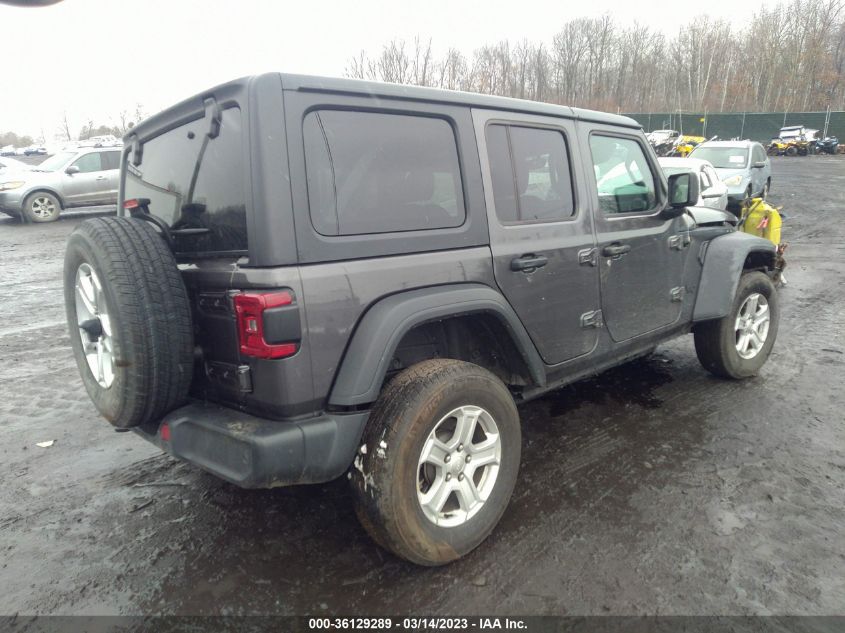 2022 JEEP WRANGLER UNLIMITED SPORT S VIN: 1C4HJXDN4NW124114