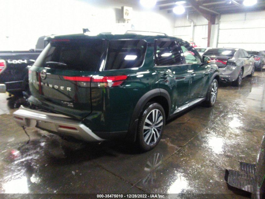 2022 NISSAN PATHFINDER PLATINUM VIN: 5N1DR3DK9NC267398
