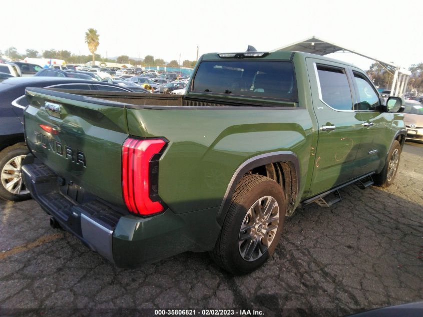 2022 TOYOTA TUNDRA 2WD LIMITED VIN: 5TFJA5AB3NX002645