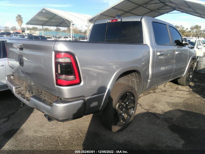 2021 RAM 1500 LARAMIE VIN: 1C6RREJT6MN592281