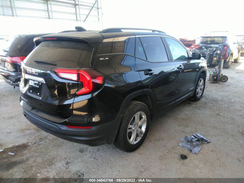 2022 GMC TERRAIN SLE VIN: 3GKALMEV4NL144589