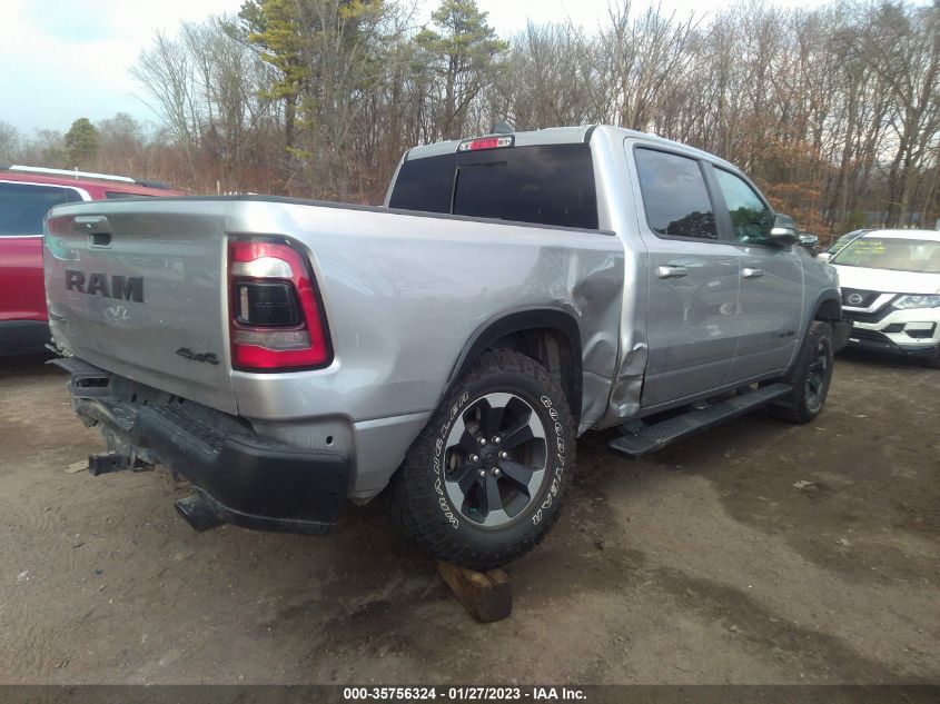2021 RAM 1500 REBEL VIN: 1C6SRFLT4MN525070