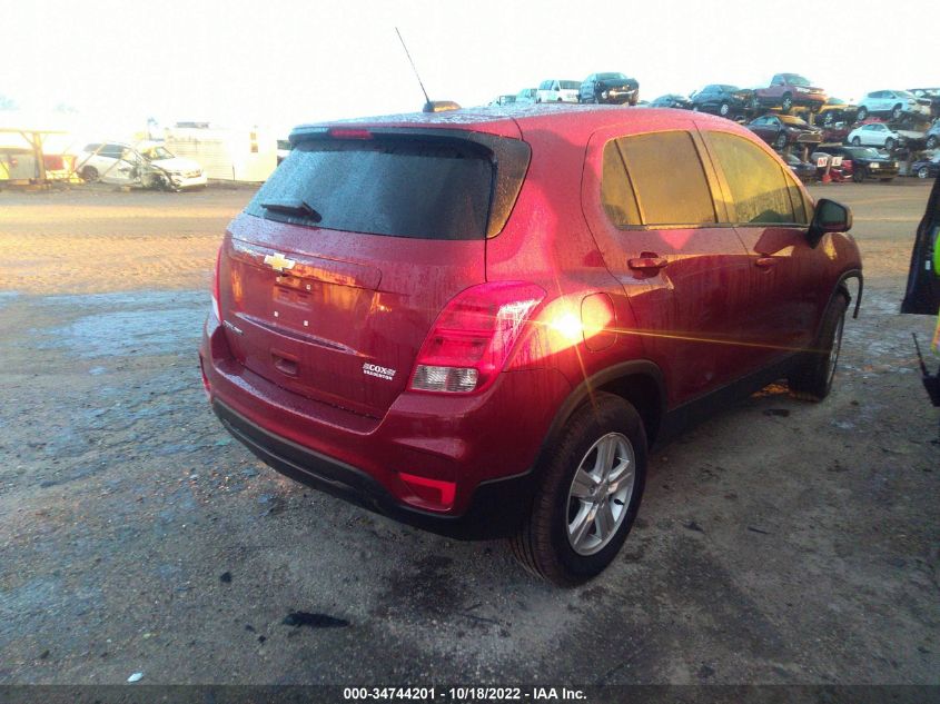 2022 CHEVROLET TRAX LS VIN: KL7CJNSM7NB512905