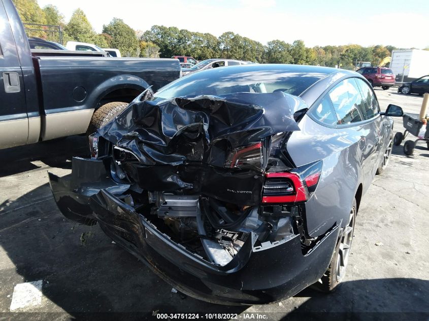2022 TESLA MODEL 3 LONG RANGE VIN: 5YJ3E1EB4NF160633