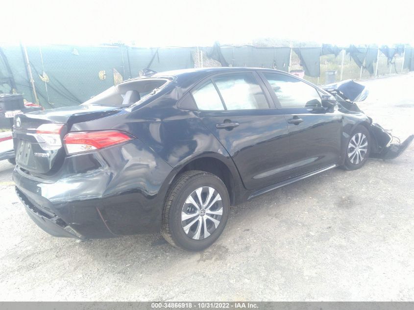 2022 TOYOTA COROLLA HYBRID LE VIN: JTDEAMDE8NJ041655