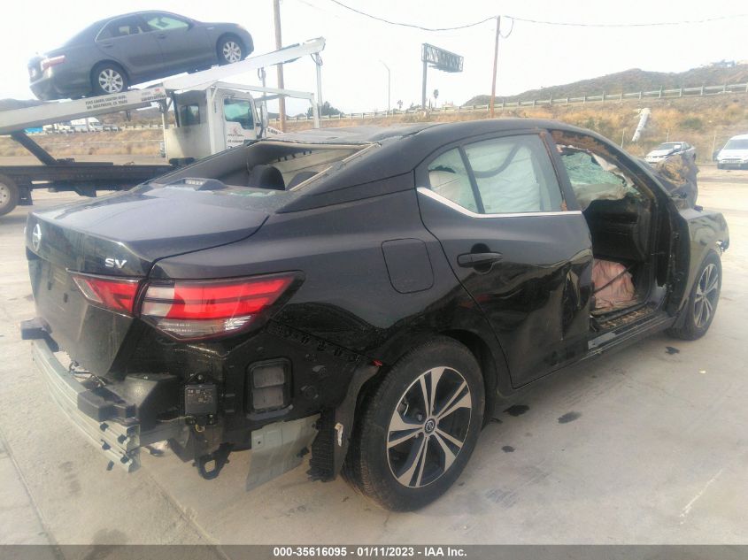 2022 NISSAN SENTRA SV VIN: 3N1AB8CV6NY207061