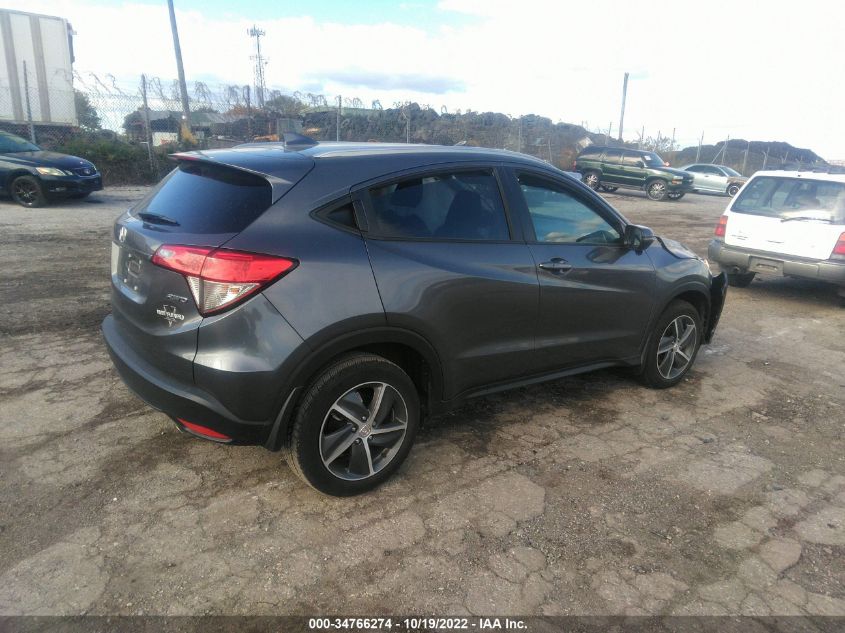 2022 HONDA HR-V EX VIN: 3CZRU6H59NM721835