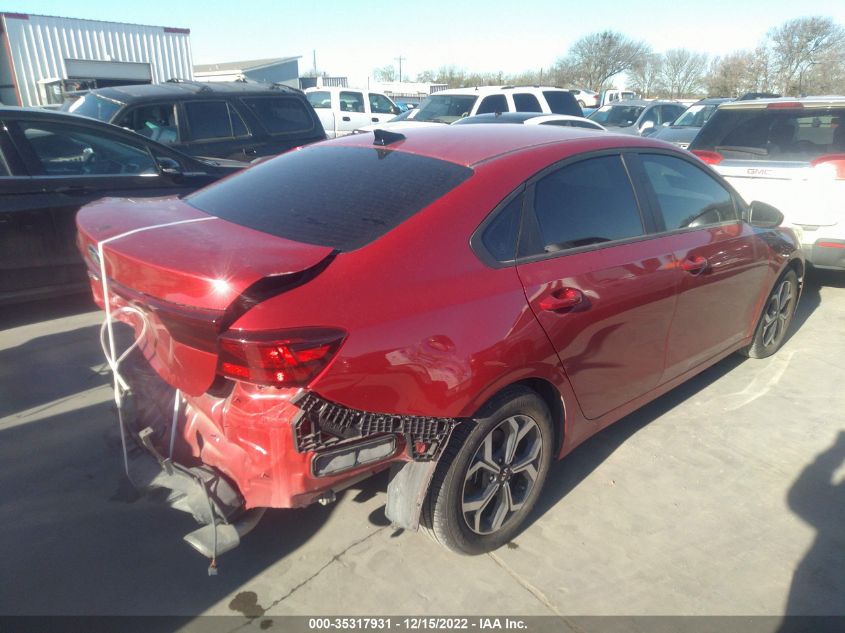 2021 KIA FORTE LXS VIN: 3KPF24AD4ME297641