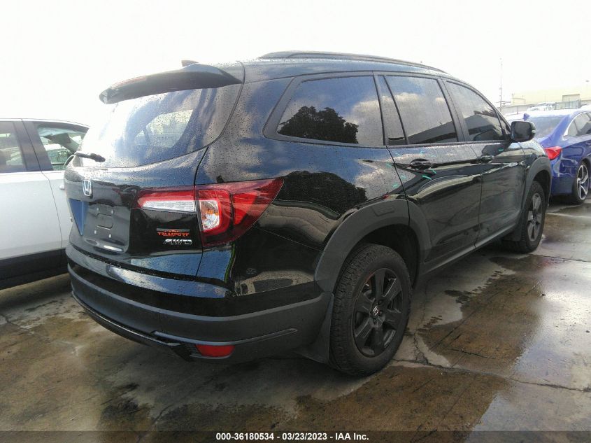 2022 HONDA PILOT TRAILSPORT VIN: 5FNYF6H85NB060640