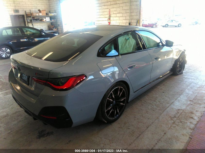 2022 BMW I4 M50 VIN: WBY33AW09NFN17141