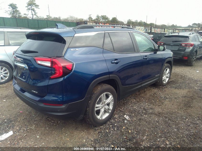 2022 GMC TERRAIN SLE VIN: 3GKALTEV0NL125614