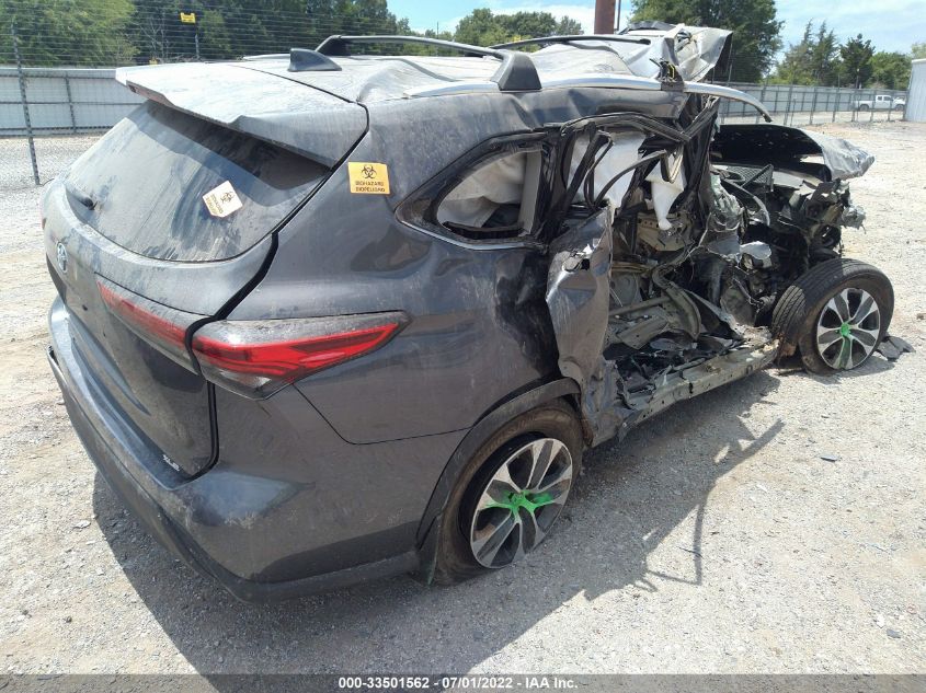 2020 TOYOTA HIGHLANDER XLE VIN: 5TDGZRAHXLS024109