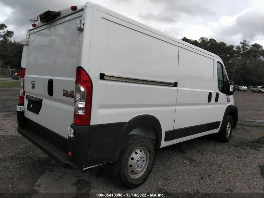 2020 RAM PROMASTER CARGO VAN VIN: 3C6TRVAG7LE100286