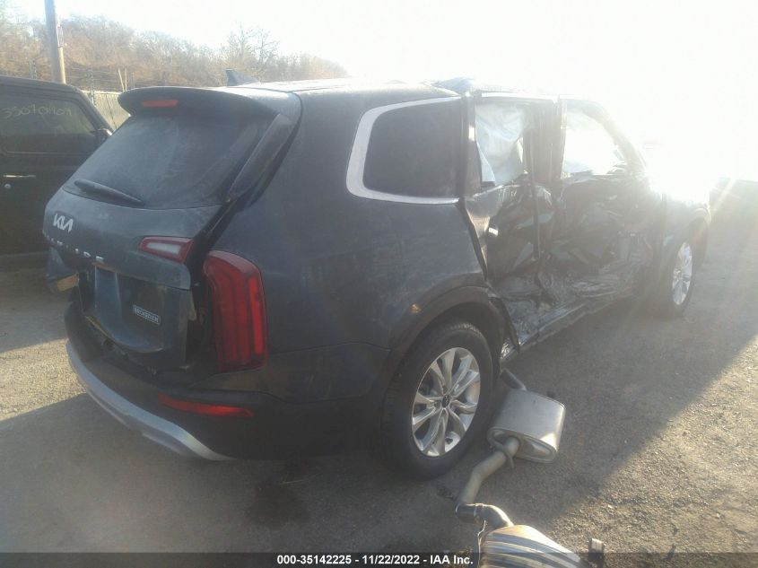 2022 KIA TELLURIDE LX VIN: 5XYP24HC4NG244699