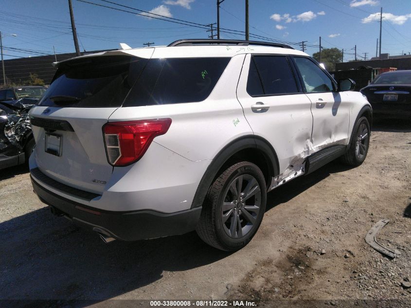 2022 FORD EXPLORER XLT VIN: 1FMSK8DH0NGA07882