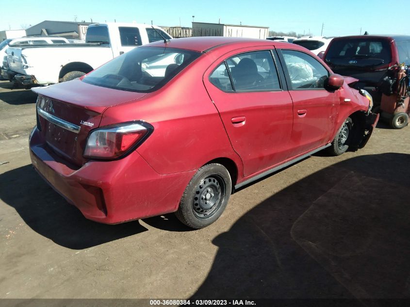 2022 MITSUBISHI MIRAGE G4 ES/LE/BLACK EDITION VIN: ML32FUFJXNHF05475