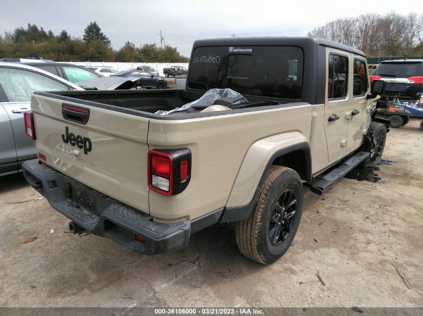 2022 JEEP GLADIATOR SPORT S VIN: 1C6HJTAG0NL174581