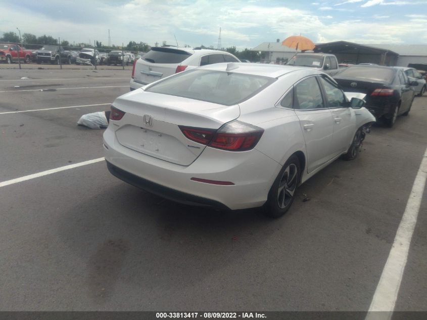 2022 HONDA INSIGHT EX VIN: 19XZE4F50NE006799