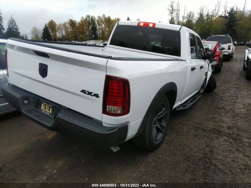2021 RAM 1500 CLASSIC WARLOCK VIN: 1C6RR7GG3MS525449