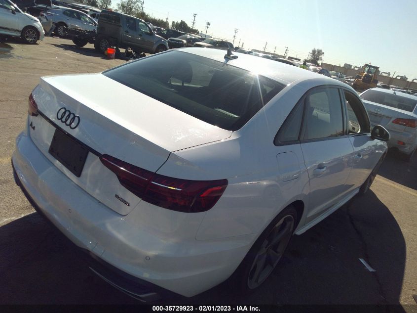 2021 AUDI A4 SEDAN S LINE PREMIUM PLUS VIN: WAUEAAF49MA033403