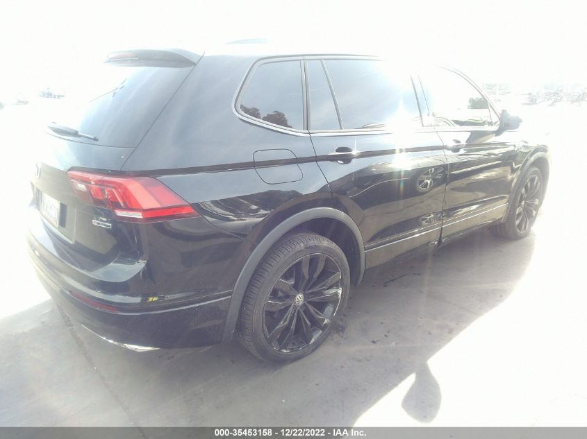 2021 VOLKSWAGEN TIGUAN SE/SE R-LINE BLACK/SEL VIN: 3VV2B7AX4MM107113