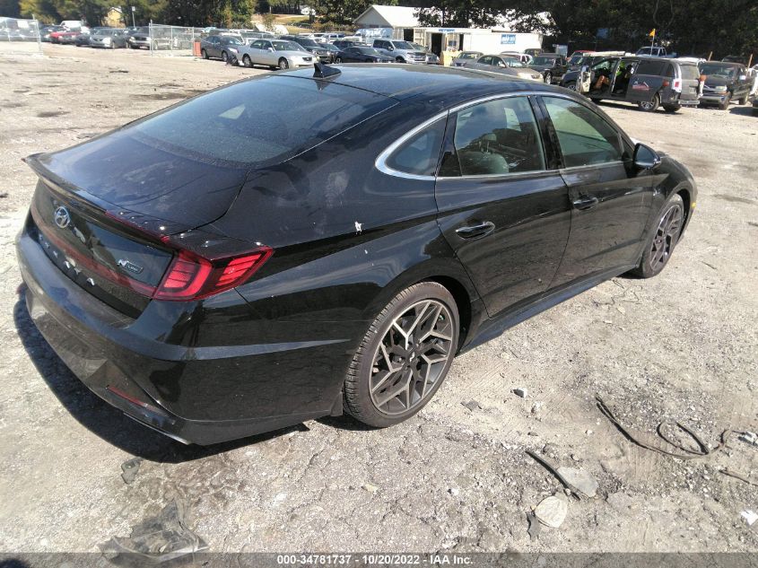 2022 HYUNDAI SONATA N LINE VIN: KMHL14JC5NA229166