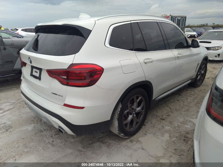 2021 BMW X3 SDRIVE30I VIN: 5UXTY3C0XM9F71601