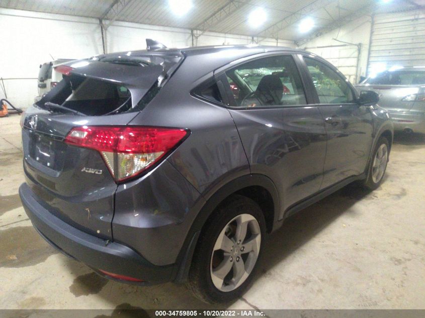 2021 HONDA HR-V LX VIN: 3CZRU6H33MM721939