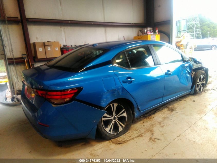 2021 NISSAN SENTRA SV VIN: 3N1AB8CV6MY315078