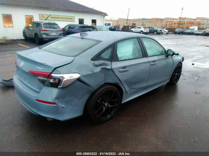 2022 HONDA CIVIC SEDAN SPORT VIN: 2HGFE2F53NH542904