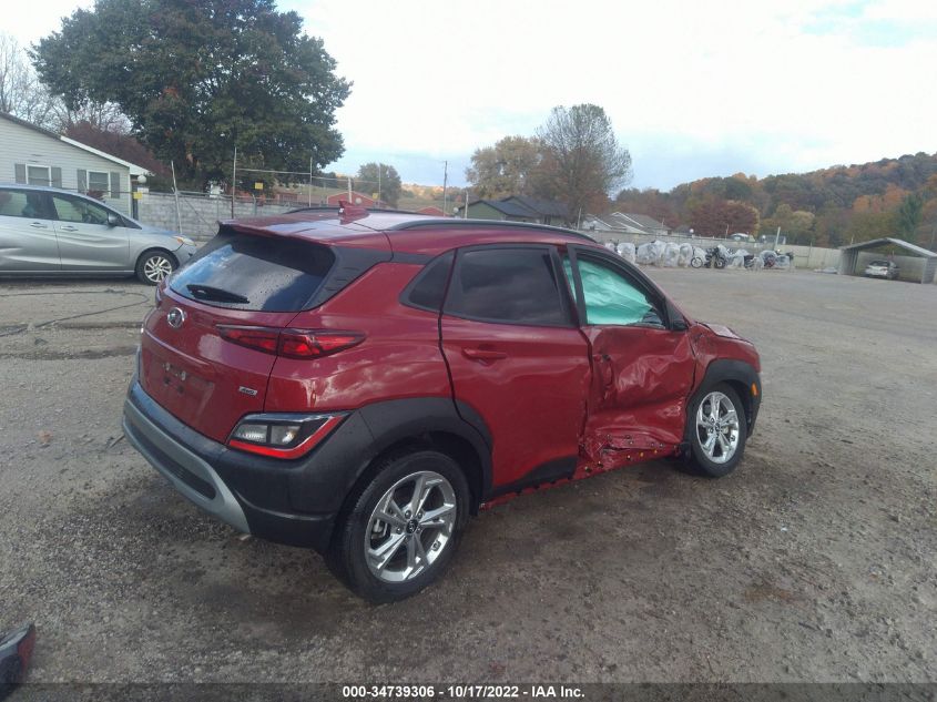 2022 HYUNDAI KONA SEL VIN: KM8K6CAB2NU842195
