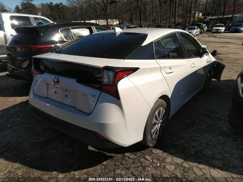 2022 TOYOTA PRIUS LE/XLE/NIGHTSHADE VIN: JTDL9MFU7N3035144