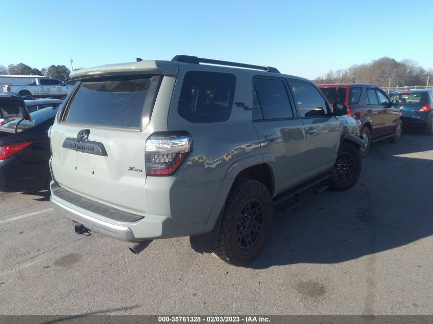 2022 TOYOTA 4RUNNER TRD OFF ROAD PREMIUM VIN: JTERU5JR5N6080773