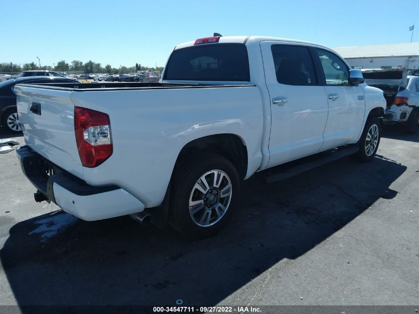 2020 TOYOTA TUNDRA 4WD PLATINUM/1794 EDITION VIN: 5TFAY5F15LX885334