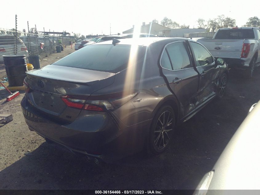 2022 TOYOTA CAMRY SE VIN: 4T1G11AK3NU687391