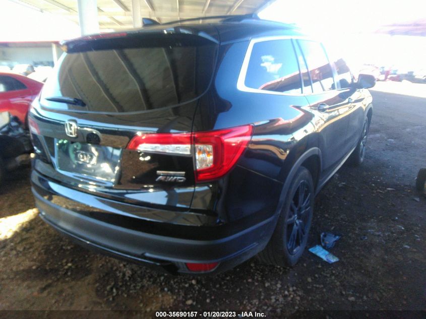 2021 HONDA PILOT SPECIAL EDITION VIN: 5FNYF6H26MB010100