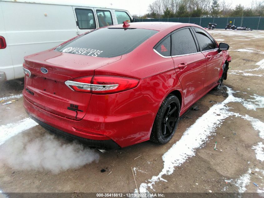 2020 FORD FUSION SE VIN: 3FA6P0HD4LR260747