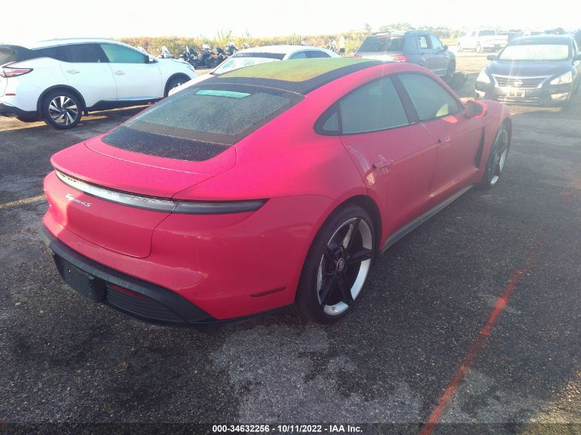 2021 PORSCHE TAYCAN 4S VIN: WP0AB2Y13MSA44207