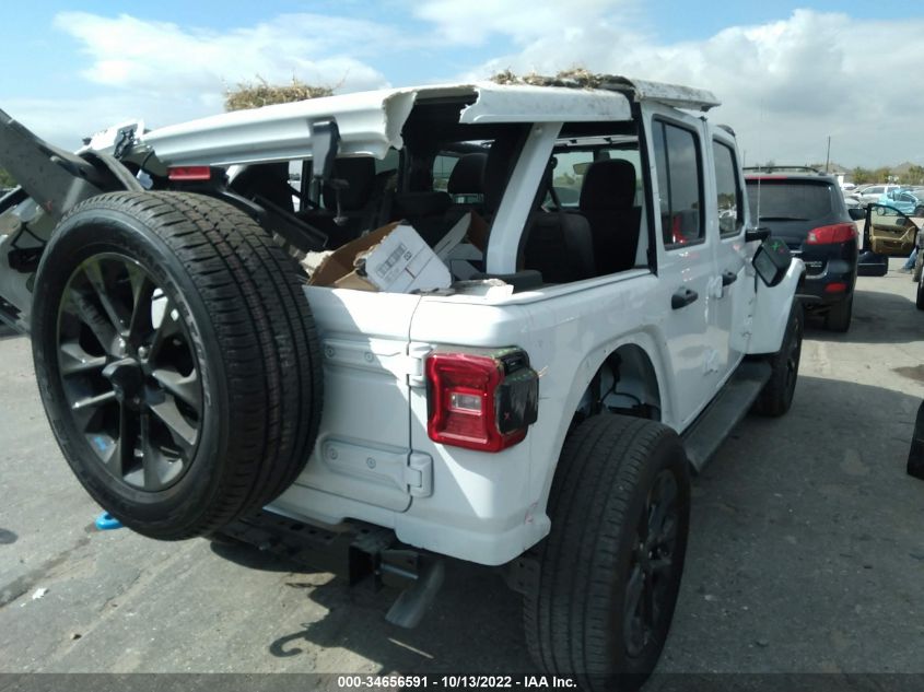 2022 JEEP WRANGLER 4XE UNLIMITED SAHARA VIN: 1C4JJXP69NW171211