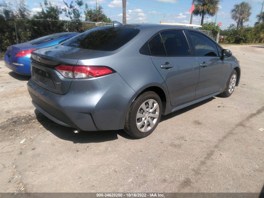 2022 TOYOTA COROLLA LE VIN: JTDEPMAE9N3007165