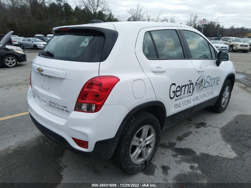 2020 CHEVROLET TRAX LS VIN: 3GNCJNSB9LL162780