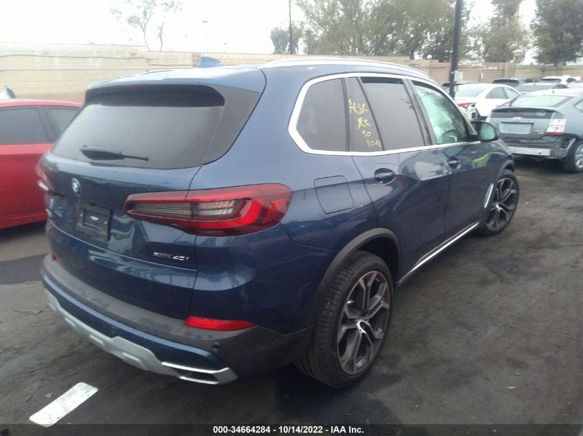 2022 BMW X5 XDRIVE40I VIN: 5UXCR6C02N9K87182