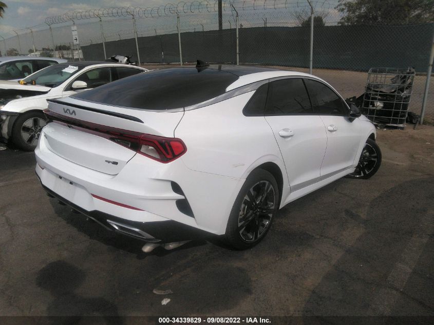 2022 KIA K5 GT-LINE VIN: 5XXG64J27NG137690